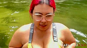 Yo, saw me naked at the river and I let him screw me!