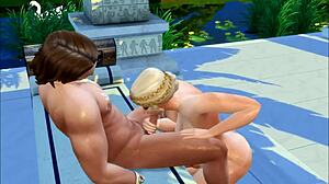 Sims 4 Parody: Two Commandments with Big Egyptian Tits in 3D?