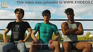 Exploring free will in a 3d anime game adventure