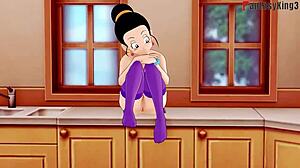 Chichi Stuck In Kitchen Dragon Ball Z