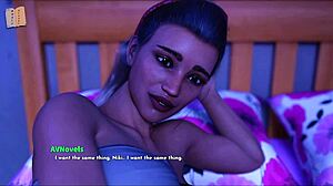 Exploring free will in a 3d anime game adventure