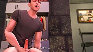 a hero's night off turns naughty in this 3d hentai preview, full of surprises.