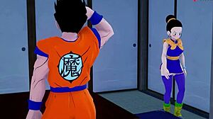 Chichi Stuck In Kitchen Dragon Ball Z