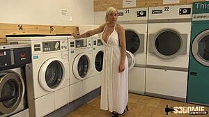 Kim milf with big tits bangs two young guys