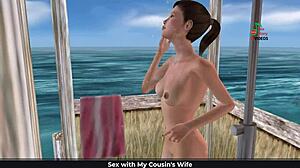 hey cutie, strike a pose for me on the beach and let's shower together after