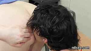 Damn! Frisky Sweetie Endures Painful Anal Therapy in Asylum