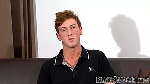 redhead gay amateur milo taylor strokes big cock and plays anal