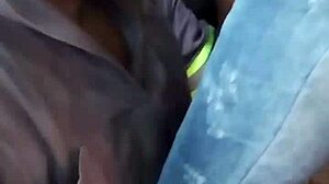 Outdoor gay blowjob in the woods