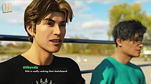 Exploring free will in a 3d anime game adventure