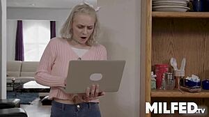 Sneaky girlfriend's grandma is eager to get close with me