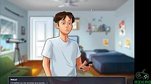 Emo girlfriend gets naughty in Summertime Saga ep 61