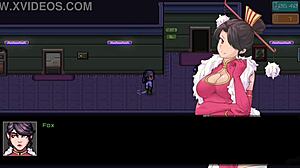 Curvy cuties in sexy outfits in hentai brothel games