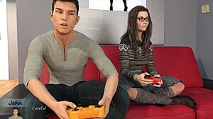 Jessy and John's city adventure for cash and pleasure