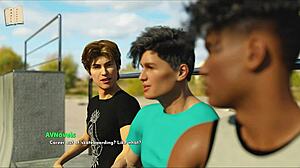 Exploring free will in a 3d anime game adventure