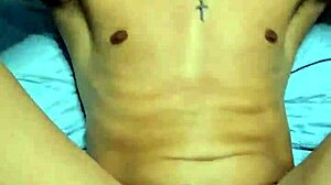 Halloween Fun with Big Cock and Plenty of Cum for Twink