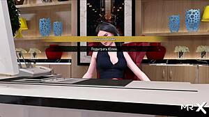 touching boobs at work in fashion business