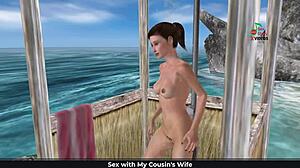 hey cutie, strike a pose for me on the beach and let's shower together after