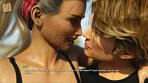 Exploring free will in a 3d anime game adventure