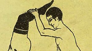 vintage erotic drawings explore the sensual alphabet in detail