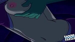 Starfire and Robin bang doggystyle in hentai