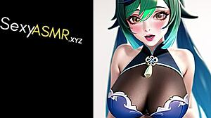 Sultry ASMR cosplay of an anime villainess from Norway