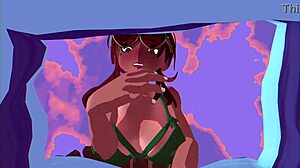 Getting wild with Georgia's peach in this anime hentai adventure.