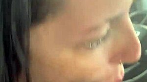 Skilled Prostitute Sucks Dick And Gets Facial While Driving