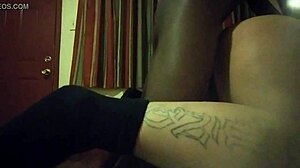 Black Shemale With Big Cock Gives Blowjob and Fucks Latino Guy Part 2