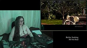 Naked Secret of the Old Clock Game Features Big Tits and Natural BBW Action.