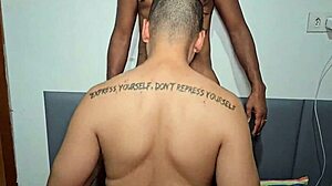 Gay Couple Invites Neighbor for Threesome Anal and Oral