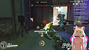 Vtuber Lewdneko Plays Overwatch and Gets Spanked Hard Part 2!