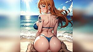 Petite Teen with Big Tits Gets Tight Pussy and Anal Pounded by Huge Cock in 3D Animation