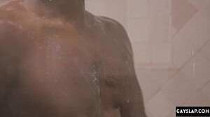 Black gay stud pounds with massive cock! Wow!