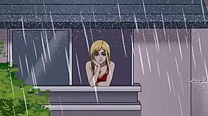 Eren Drills Gothic Mikasa with Hot Action in Shingeki no Kyojin