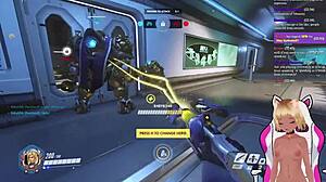 Vtuber Lewdneko Plays Overwatch and Gets Spanked Hard Part 2!