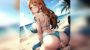 Petite Teen with Big Tits Gets Tight Pussy and Anal Pounded by Huge Cock in 3D Animation