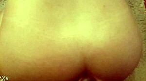 The black top CUMS on the white bottom's ASS in this interracial gay scene.