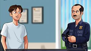 Summertime Saga Episode 237 Featuring Cartoon Characters In Game Scenarios