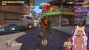 Vtuber Lewdneko Plays Overwatch and Gets Spanked Hard Part 2!