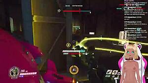 Vtuber Lewdneko Plays Overwatch and Gets Spanked Hard Part 2!