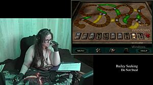 Naked Secret of the Old Clock Game Features Big Tits and Natural BBW Action.