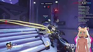 Vtuber Lewdneko Plays Overwatch and Gets Spanked Hard Part 2!