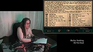 Naked Secret of the Old Clock Game Features Big Tits and Natural BBW Action.