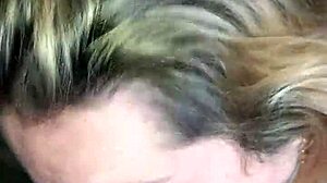 Swallowing cum for breakfast.