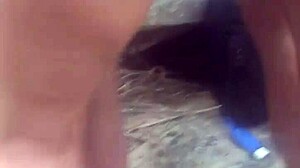 Bareback orgy on beach with unknown bathers, dripping cum from assfucking