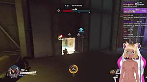 Vtuber Lewdneko Plays Overwatch and Gets Spanked Hard Part 2!