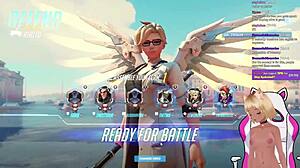 Vtuber Lewdneko Plays Overwatch and Gets Spanked Hard Part 2!