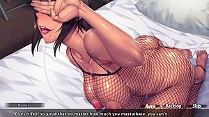 Caught Fapping to My Mom's Friend in Fishnets Part 8!