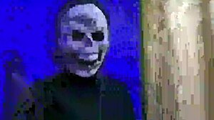 Skull man is fucking so deliciously and tasty