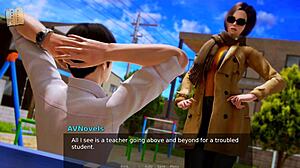 Academy 230 in anime game hentai